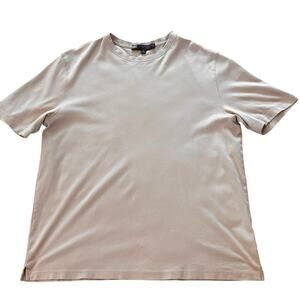 Robert Barakett Tan Beige Men's 100% Pima Cotton Short Sleeve Tee Men's Size XL